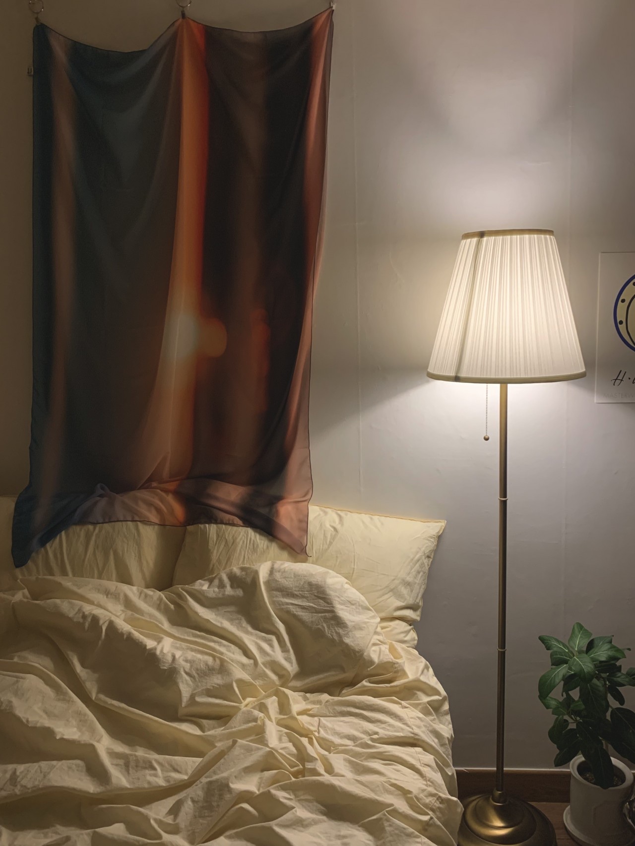 Film effect chiffon curtain / Sunset filter / S Size 착용 스타일