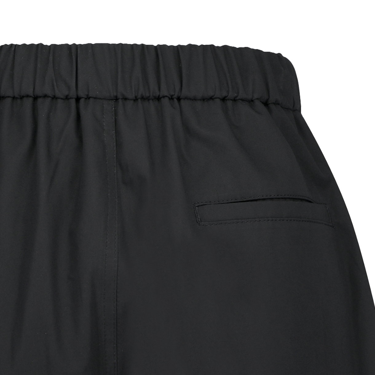 아모멘토 우먼 투 턱 와이드 쇼츠 블랙 - 26SS(Amomento Women Two Tuck Wide Shorts Black - 26SS) - 6