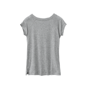 Polyteru Women Muted T-Shirt Gray