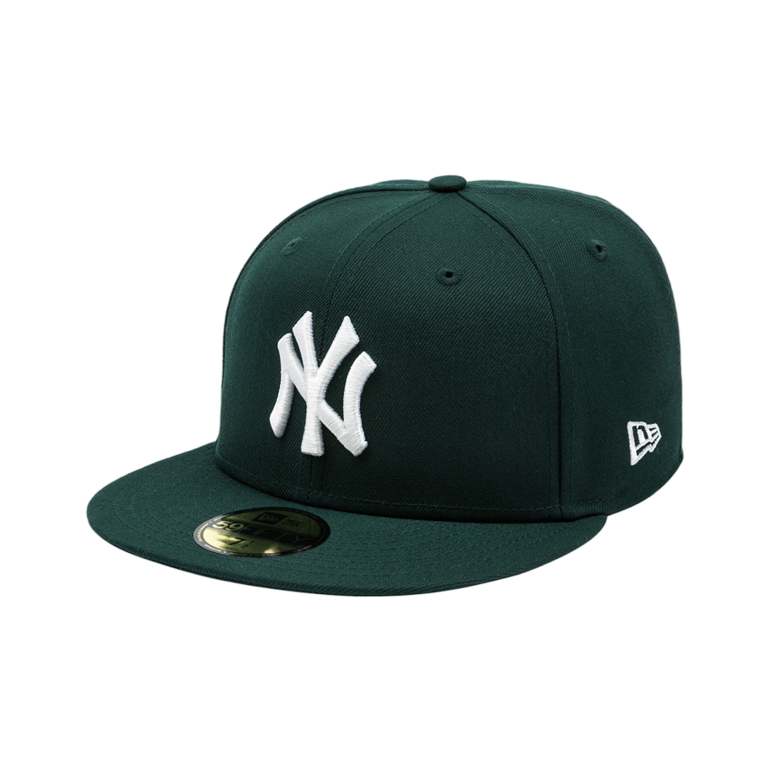 뉴에라 MLB 뉴욕 양키스 베이직 피티드캡 다크 그린