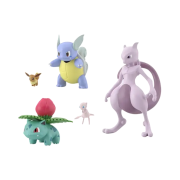 Pokemon Scale World Kanto Region Eevee & Wartortle & Mew & Ivysaur & Mewtwo