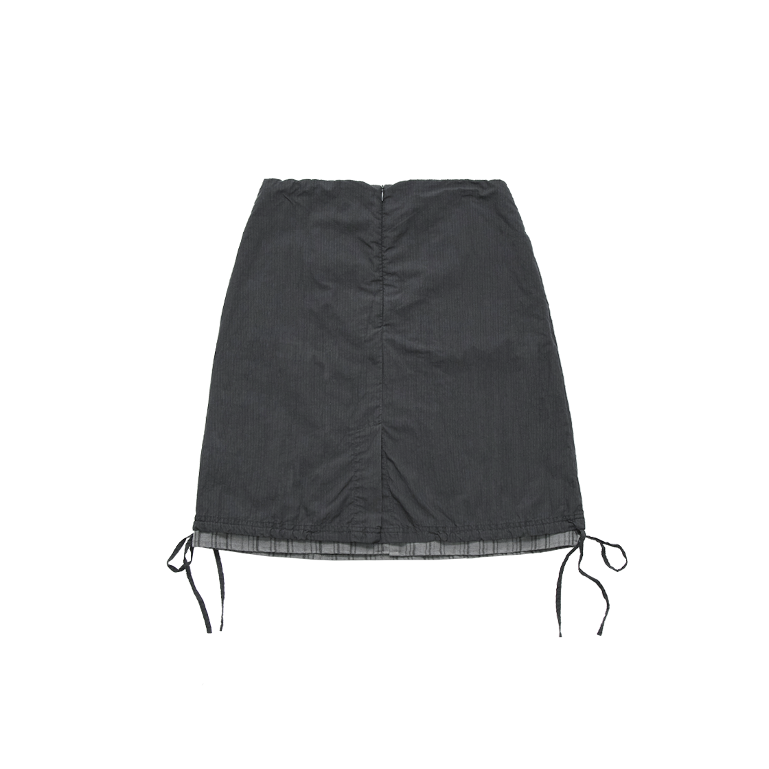 폴리테루 우먼 레이어드 스커트 차콜(Polyteru Women Layered Skirt Charcoal) - 2