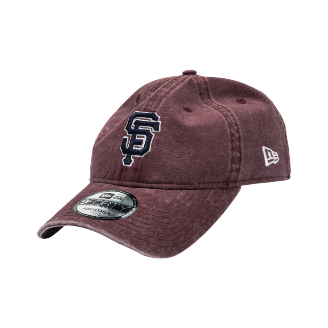 뉴에라 MLB 샌프란시스코 자이언츠 피그먼트 워싱 언스트럭쳐 볼캡 버건디(New Era MLB San Francisco Giants Pigment Washing Unstructured Ball Cap Burgundy) - 2
