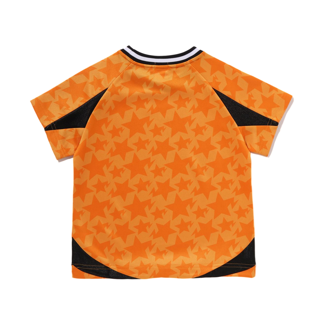 (키즈) 베이프 스타 올오버 사커 게임 티셔츠 오렌지((Kids) BAPE Sta Allover Soccer Game T-Shirt Orange) - 2