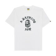 BAPE 1st Camo College T-Shirt White Gray