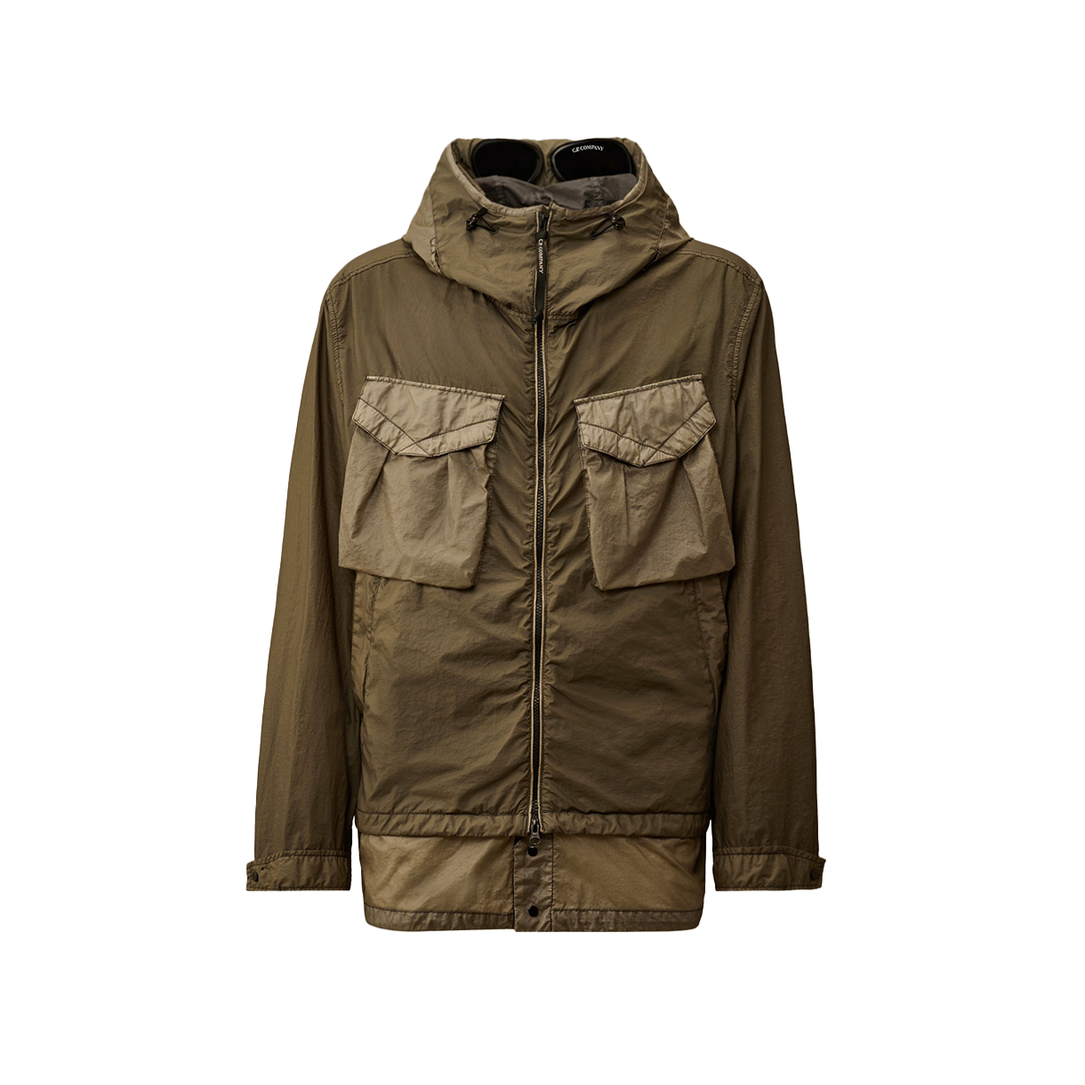 C.P. 컴퍼니 바이-TM 믹스드 고글 자켓 건메탈 - 26SS(C.P. Company Bi-Tm Mixed Goggle Jacket Gunmetal - 26SS)