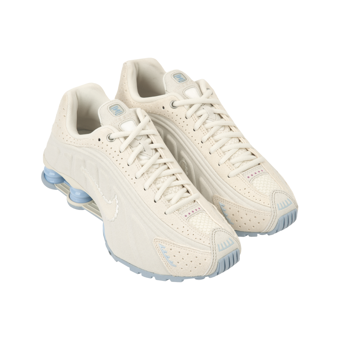 (W) 나이키 샥스 R4 SE 페일 아이보리 라이트 오어우드 브라운((W) Nike Shox R4 SE Pale Ivory Light Orewood Brown) - 4