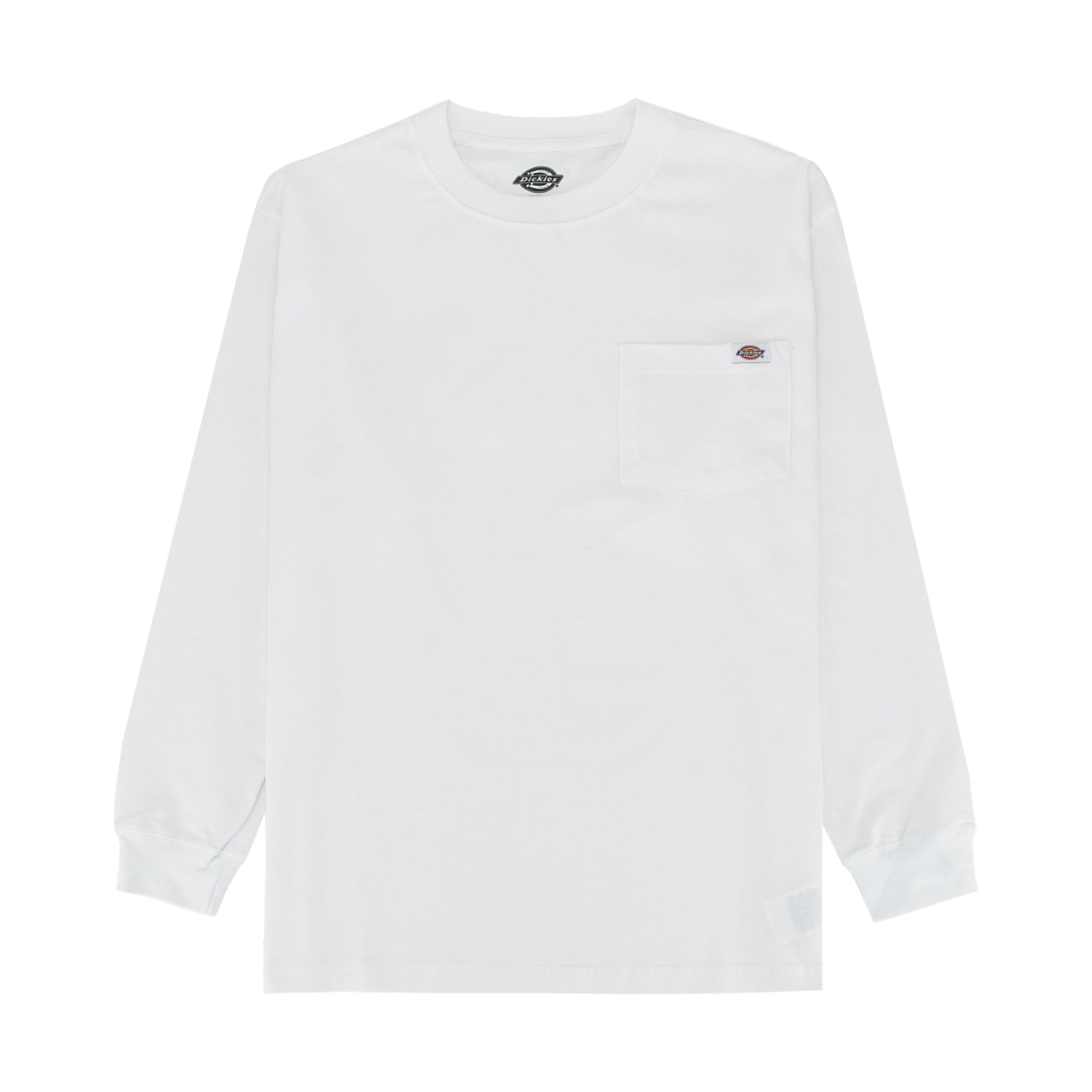 디키즈 헤비웨이트 롱슬리브 포켓 티셔츠 화이트(Dickies Heavyweight Long Sleeve Pocket T-Shirt White)
