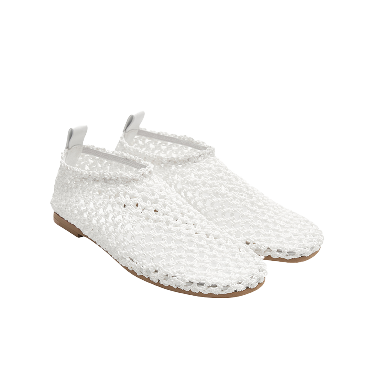 아모멘토 우먼 네트 플랫 화이트 - 26SS(Amomento Women Net Flats White - 26SS) - 2