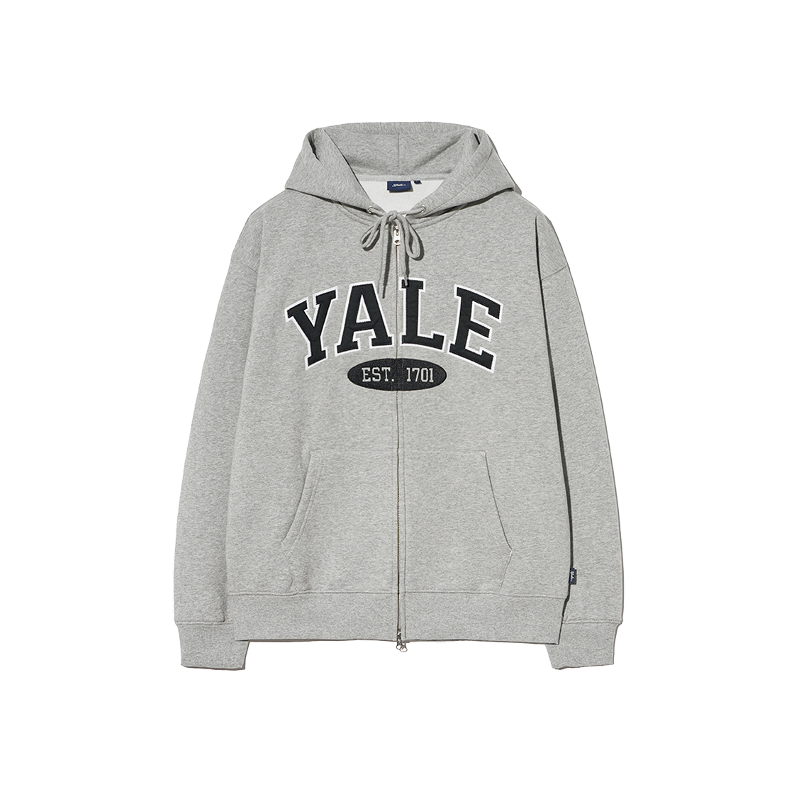 YEF1HZ301SMG / YFS1HZ301SMG / YFF1HZ301SMG Yale 2 Tone Arch Hooded Zip-Up Grey