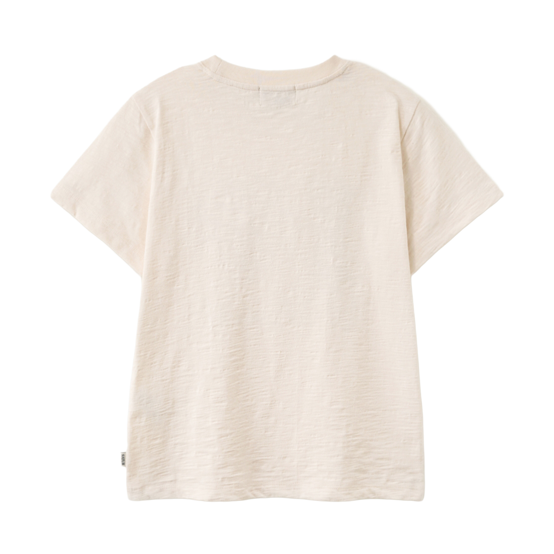 세터 우먼 I LOVE 슬럽 반팔 티셔츠 크림(SATUR W I LOVE Slub T-Shirt Cream) - 2