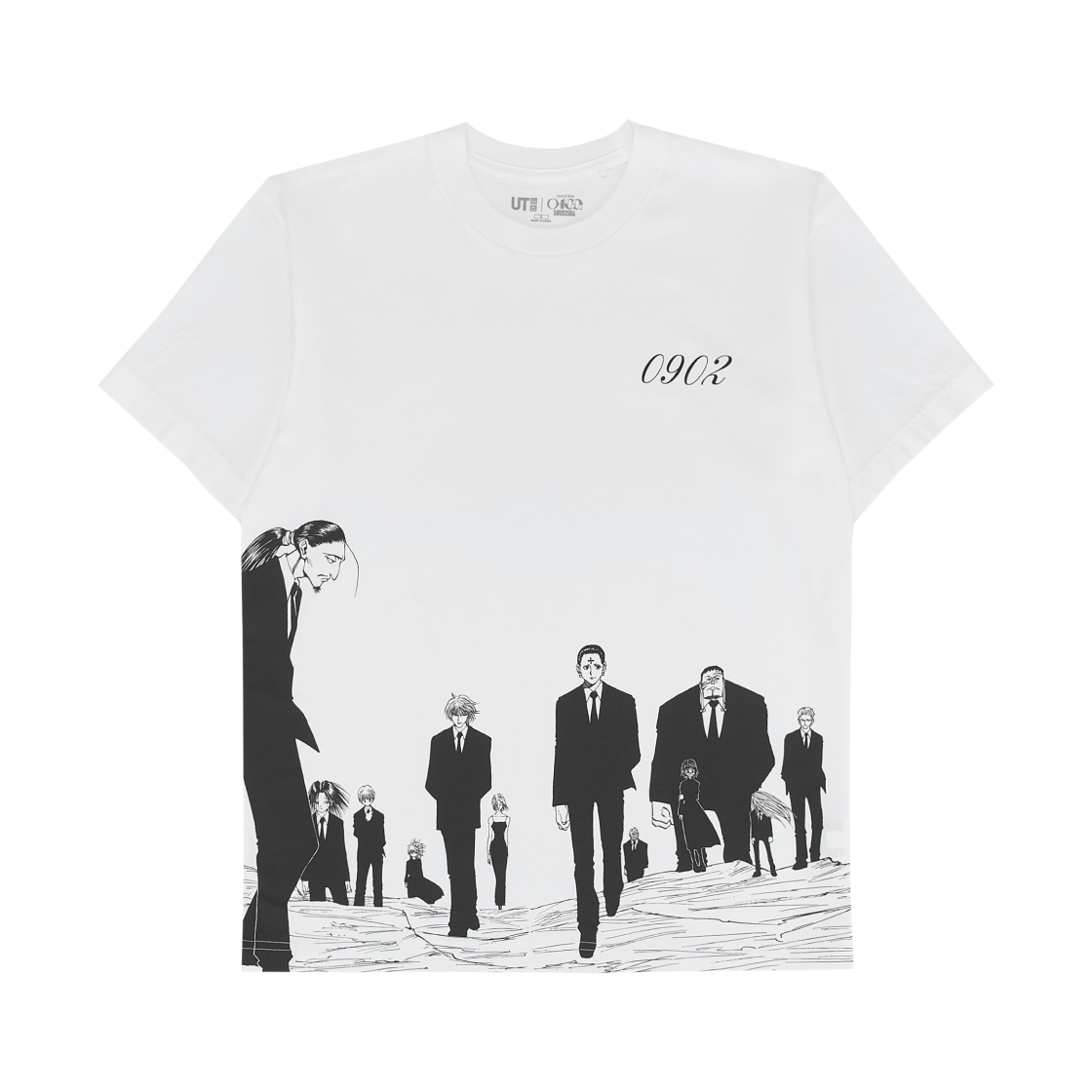 유니클로 UT 슈에이샤 창립 100주년 헌터 x 헌터 티셔츠 화이트(Uniqlo UT Shueisha 100th Anniversary Hunter x Hunter T-Shirt White)