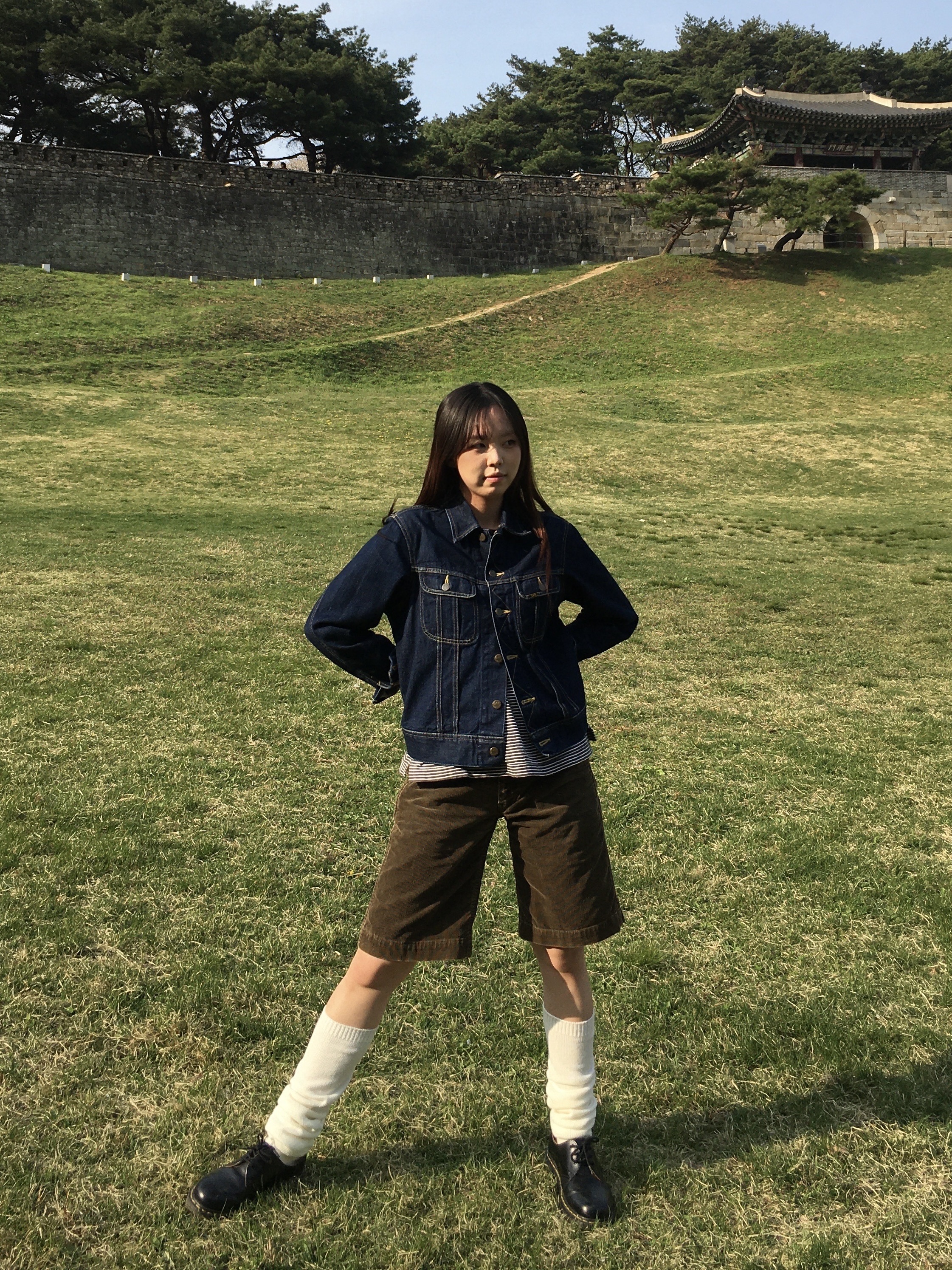 Dr. Martens 1461 Smooth Black 착용 스타일 - 2