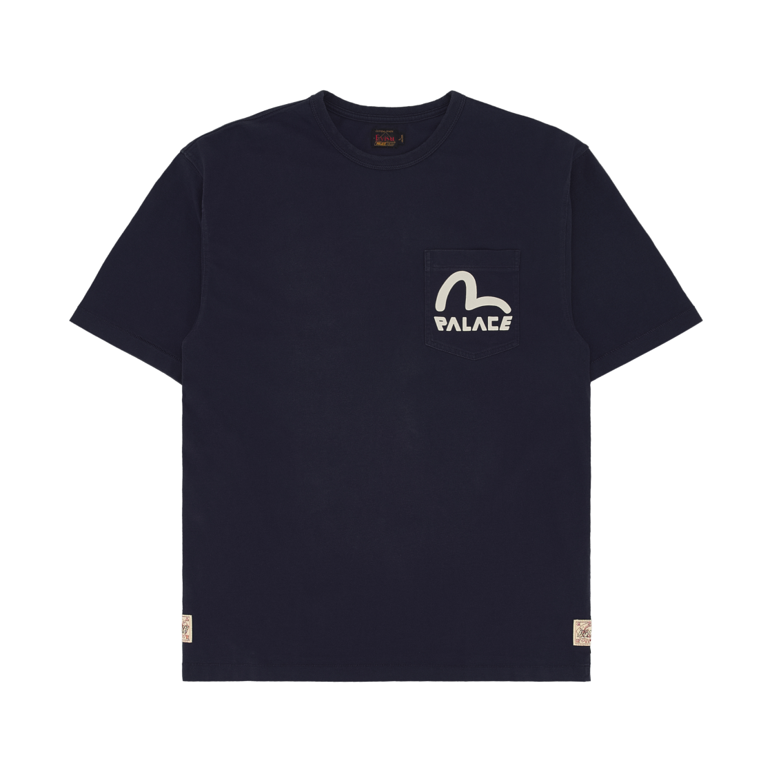 팔라스 x 에비수 헤비 워시 티셔츠 네이비 - 26SS(Palace x Evisu Heavy Wash T-Shirt Navy - 26SS) - 2
