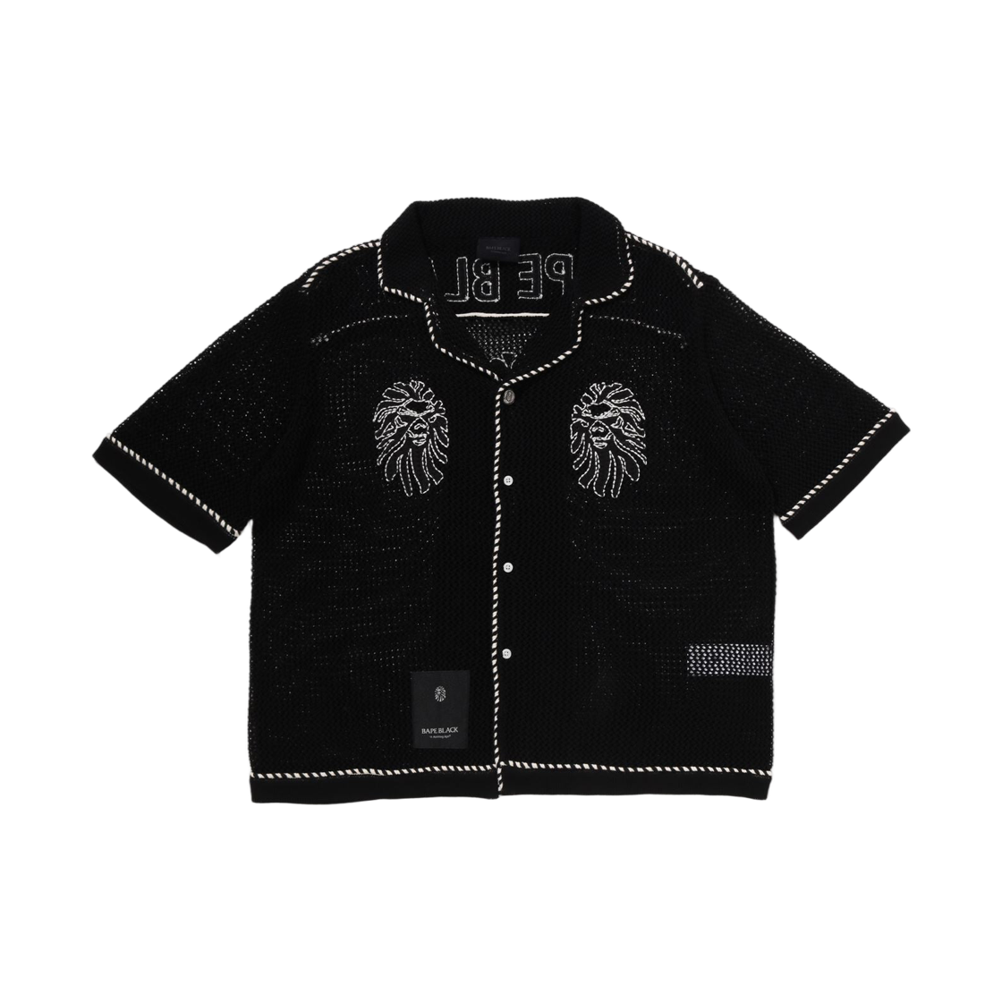 베이프 블랙 2 헤디드 베이프 크로쉐 세트 #1 블랙(BAPE Black 2 Headed Bape Crochet Set #1 Black)