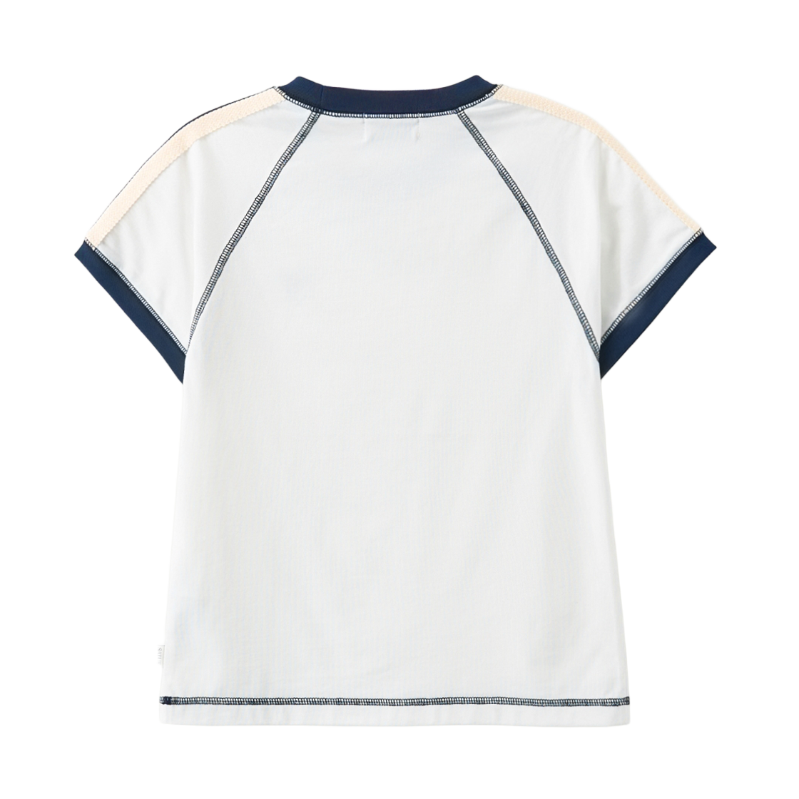세터 우먼 로턴 스티치 링거 반팔 티셔츠 화이트(SATUR W Lawton Stitch Ringer T-Shirt White) - 2