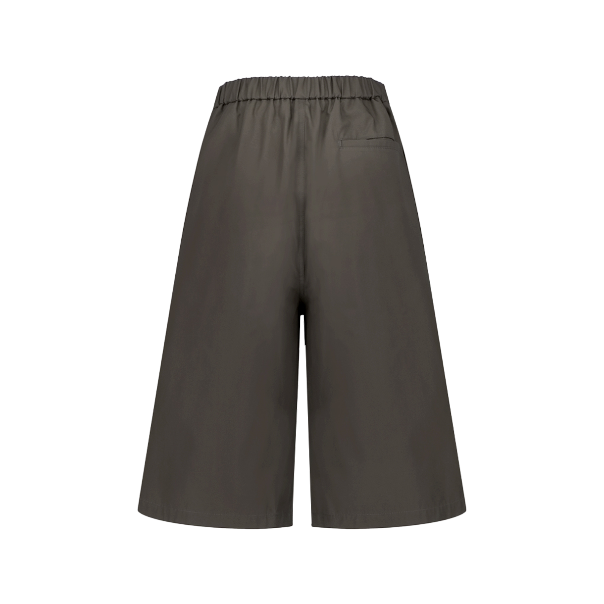 아모멘토 우먼 투 턱 와이드 쇼츠 브라운 - 26SS(Amomento Women Two Tuck Wide Shorts Brown - 26SS) - 2