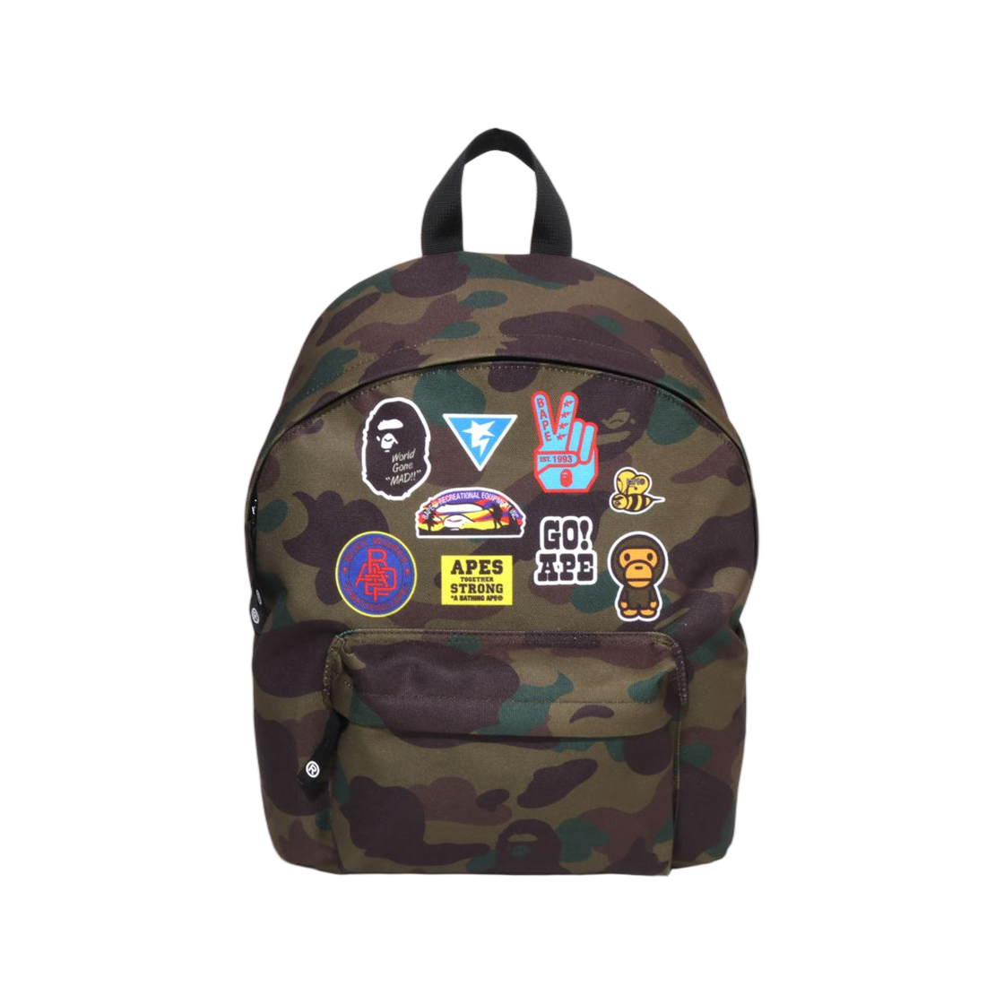 - (Kids) BAPE 1st Camo Patch Print Daypack Green