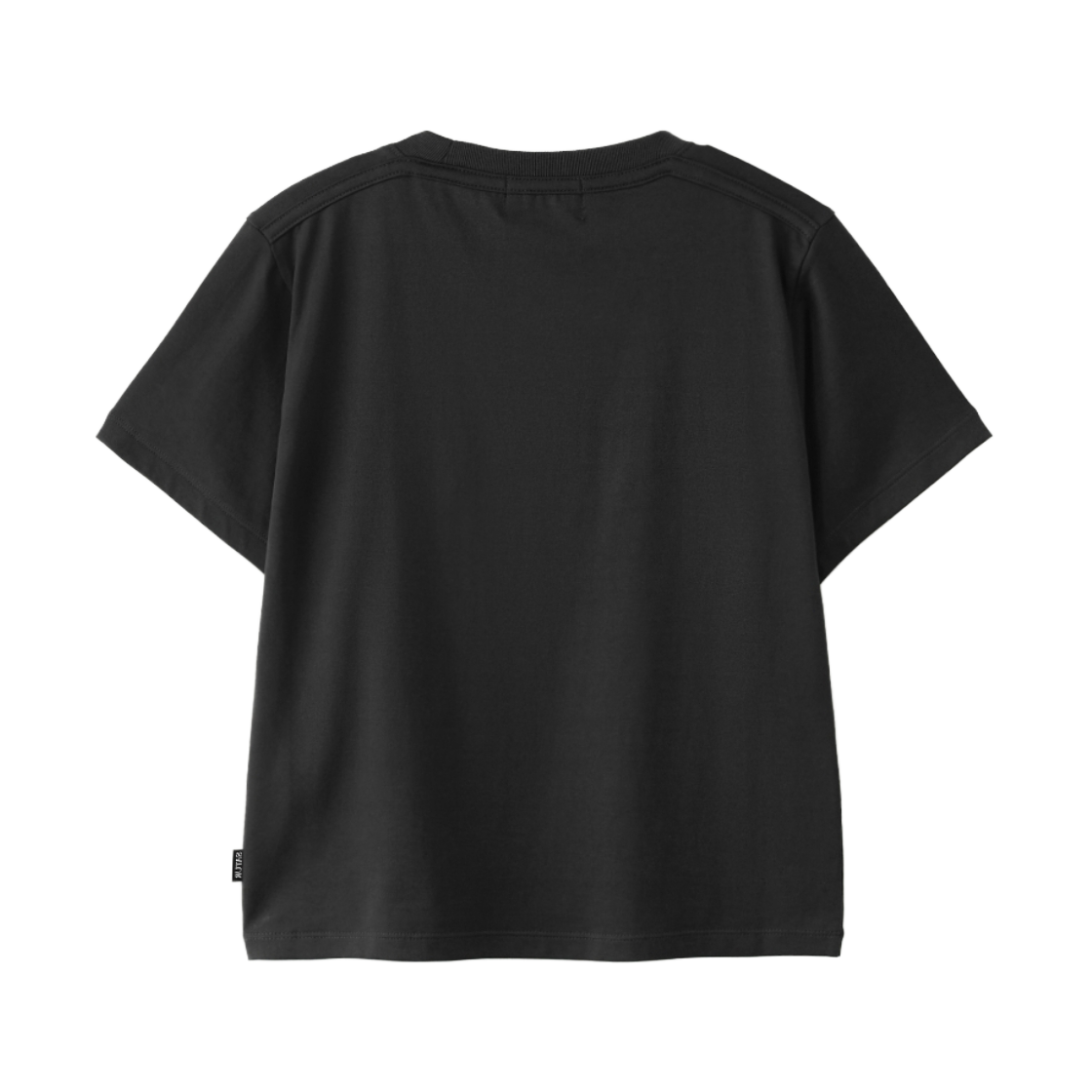 세터 우먼 에센셜 슬림 핏 반팔 티셔츠 차콜(SATUR W Essential Slim Fit T-Shirt Charcoal) - 2