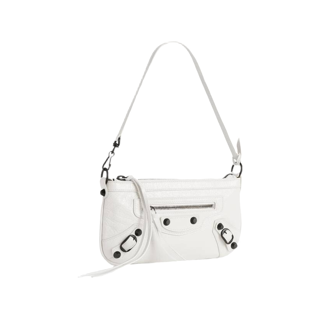 발렌시아가 르 시티 파우치 온 스트랩 옵틱 화이트(Balenciaga Le City Pouch On Strap In Optic White) - 2