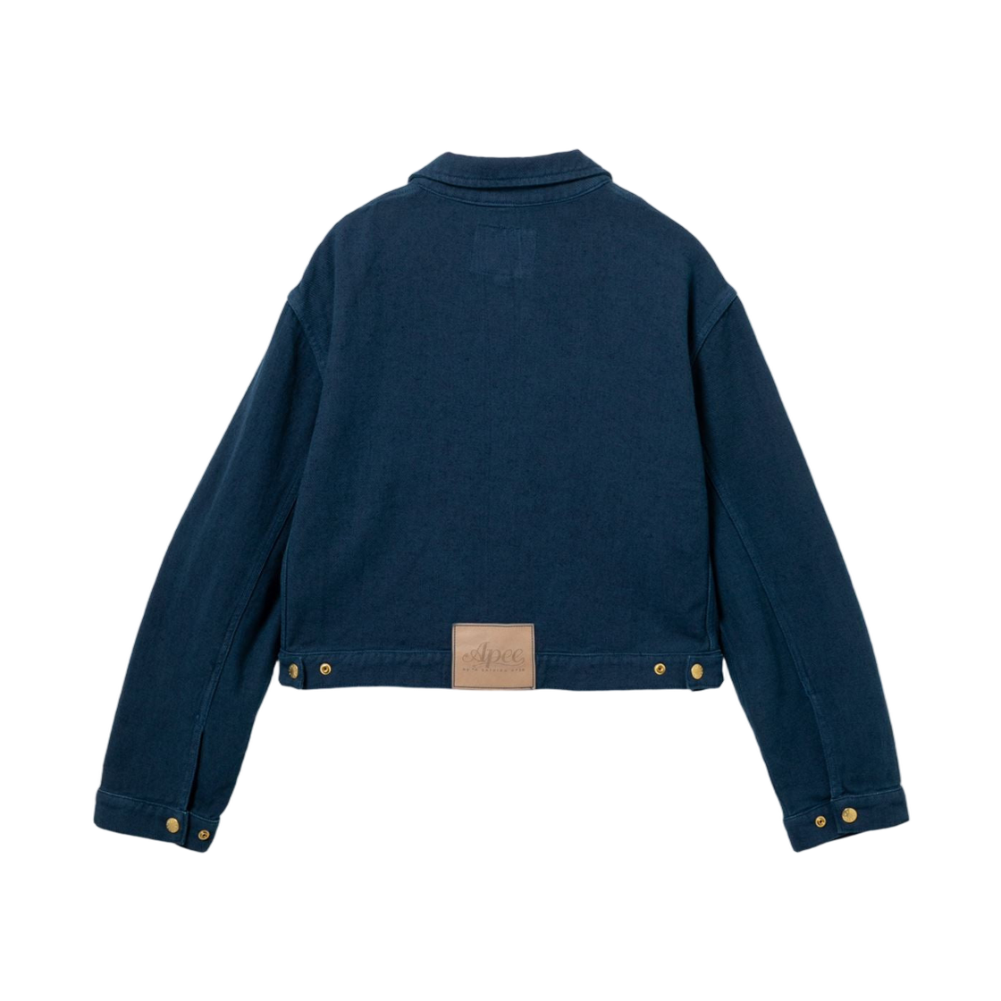 (W) 베이프 리넨 자켓 네이비((W) BAPE Linen Jacket Navy) - 2