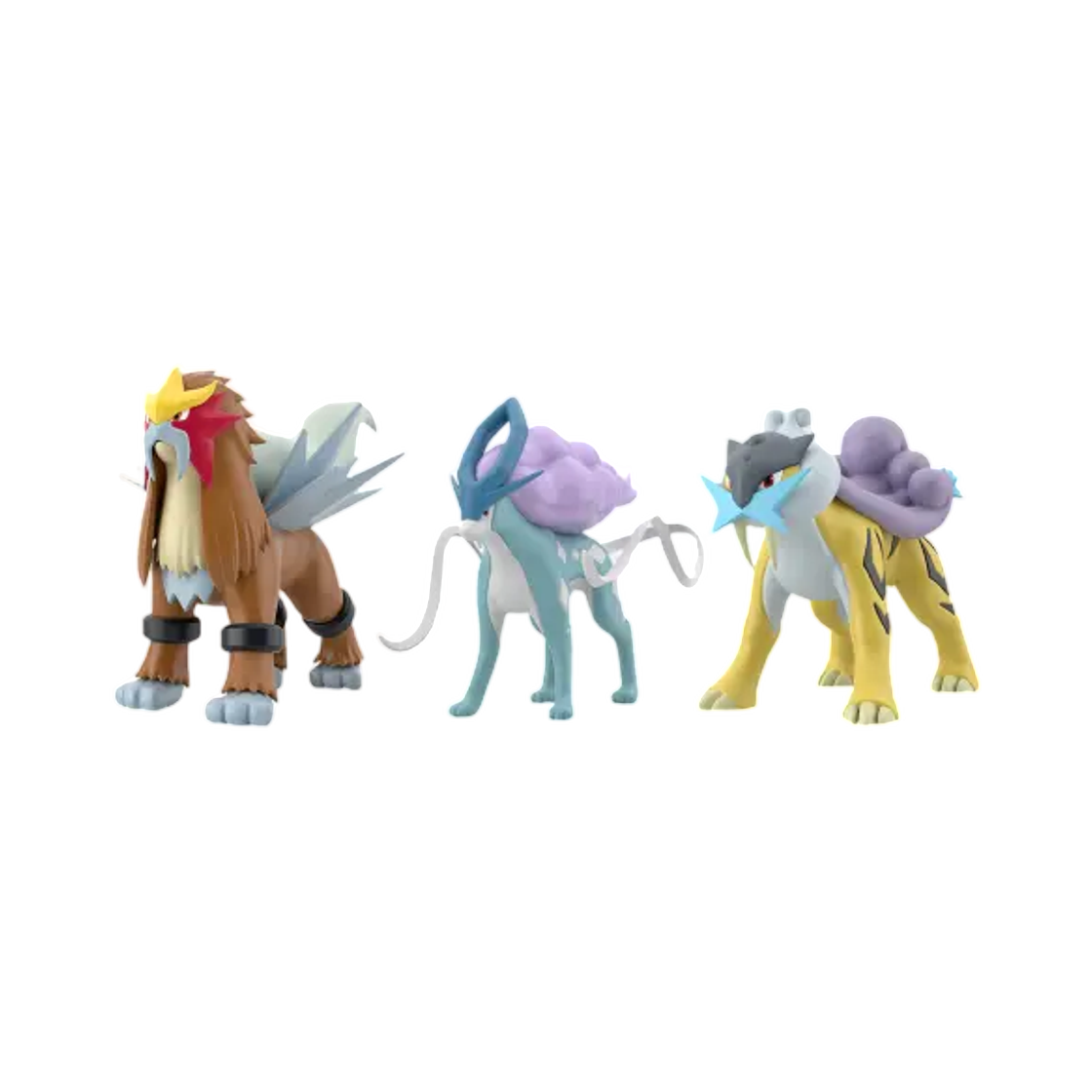포켓몬 스케일 월드 성도지방 라이코우 & 엔테이 & 스이쿤(Pokemon Scale World Johto Region Raikou & Entei & Suicune)