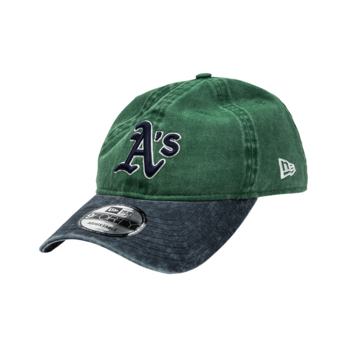 뉴에라 MLB 오클랜드 애슬레틱스 피그먼트 워싱 언스트럭쳐 볼캡 그린(New Era MLB Oakland Athletics Pigment Washing Unstructured Ball Cap Green) - 2