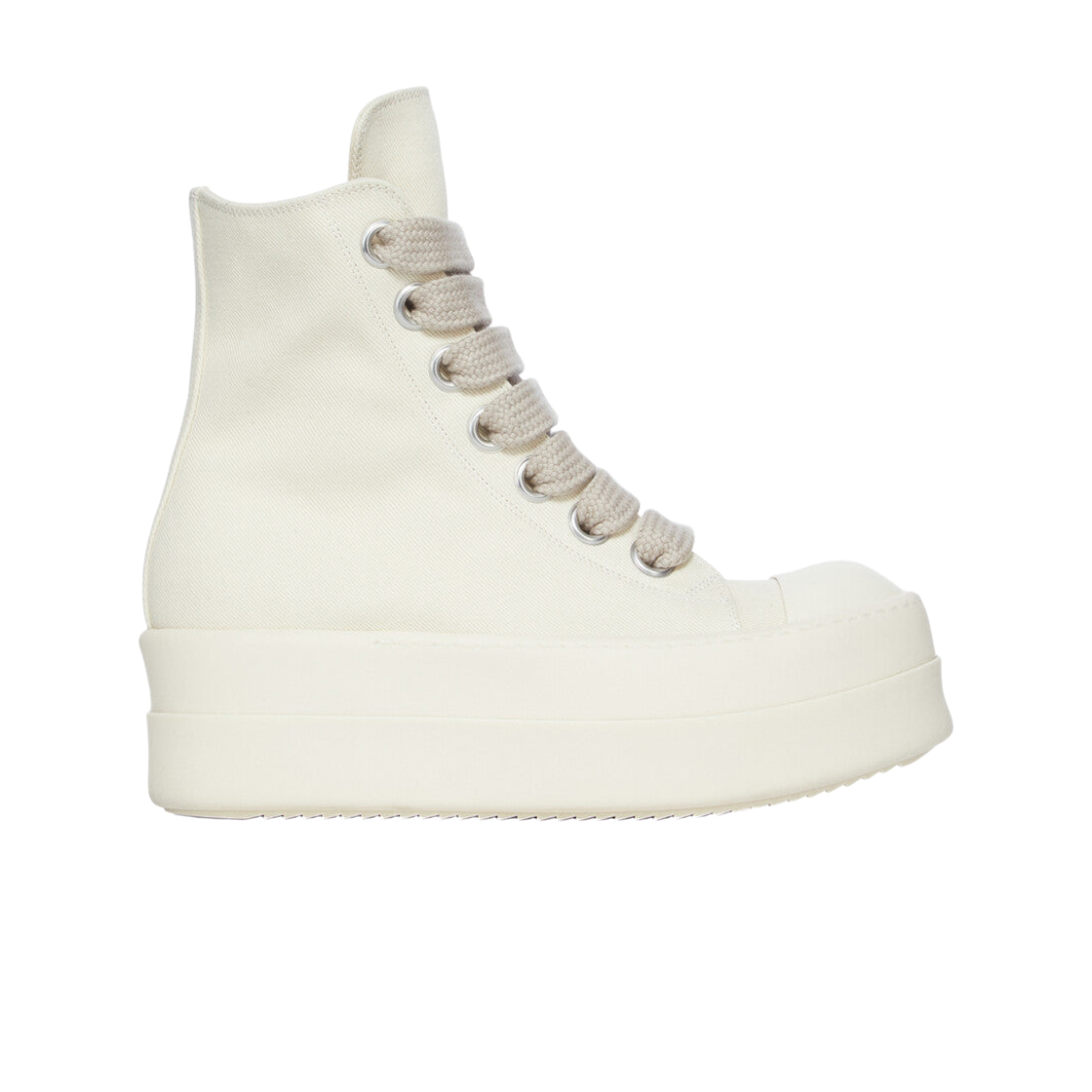 DU01F4850DOW2-1111 Rick Owens Drkshdw Mega Bumper Jumbolace Sneakers Milk