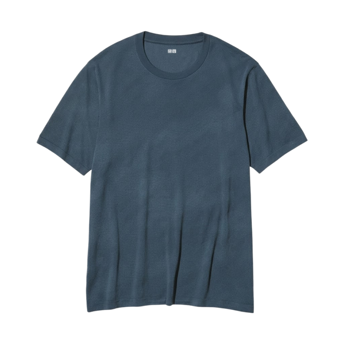 483970-68 Uniqlo Dry EX Patterned T-Shirt Blue - JP