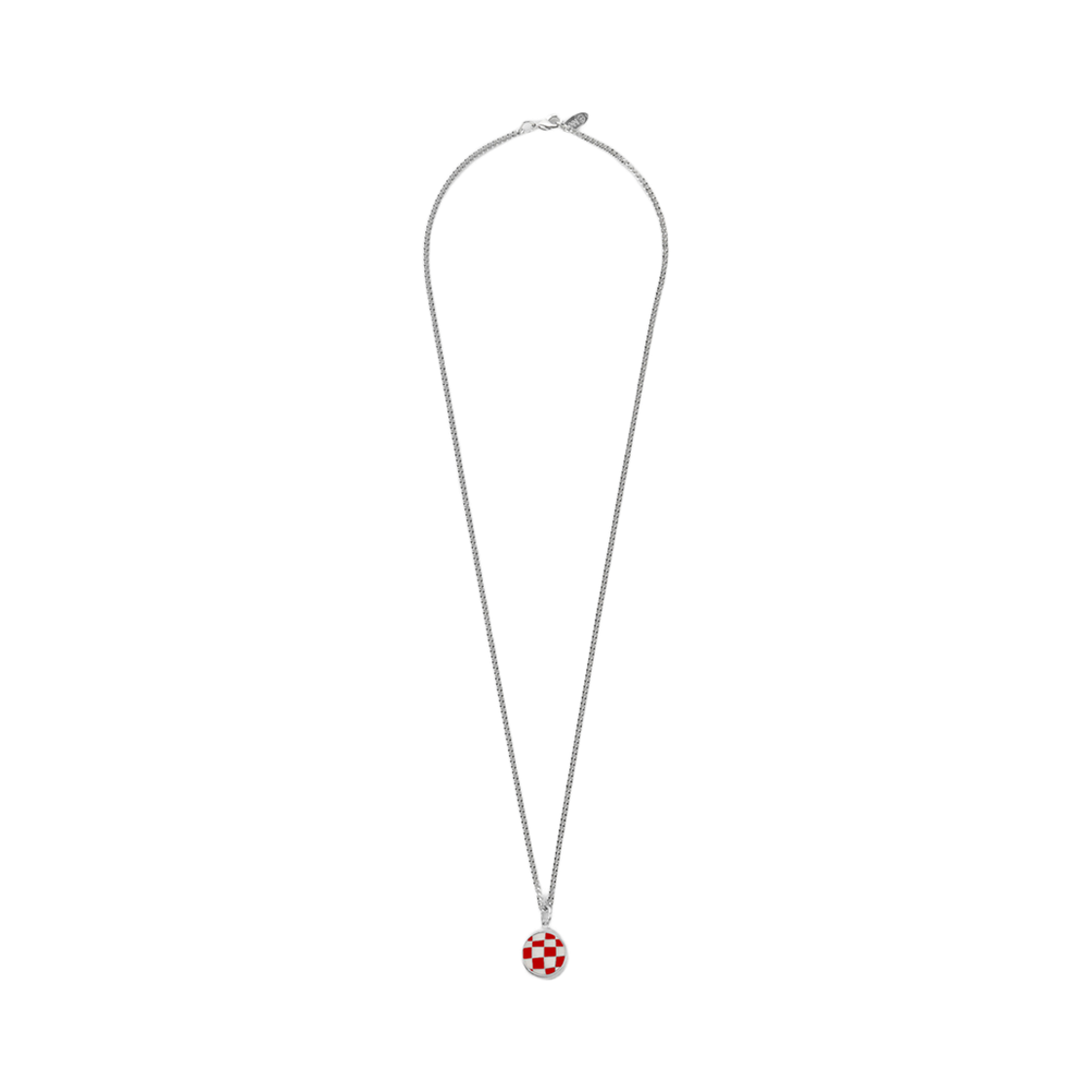 논논 체스 서클 넥클리스 레드(Nonenon Chex Circle Necklace Red) - 4