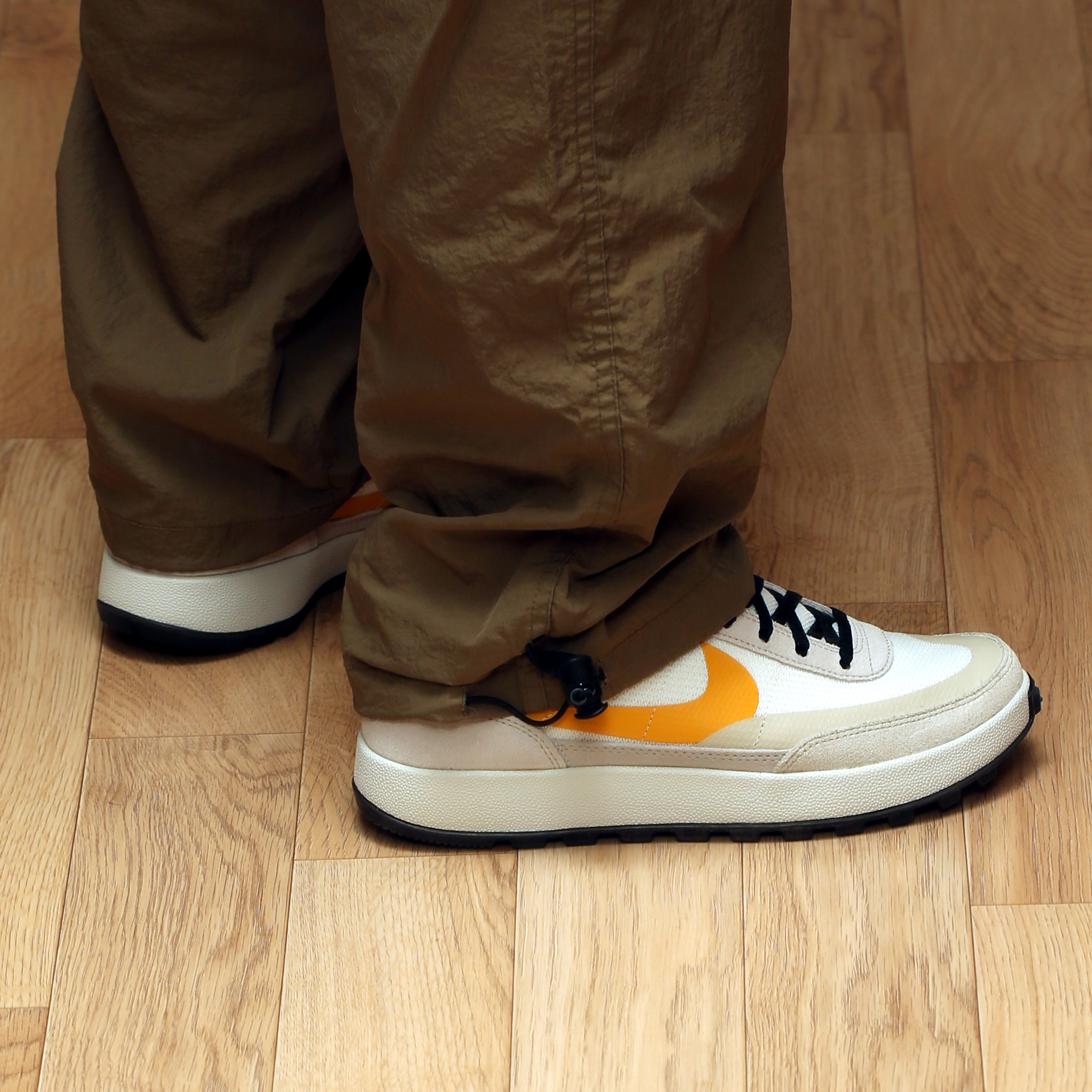 Nike x Tom Sachs General Purpose Shoe Pine Green University Gold 착용 스타일 - 3