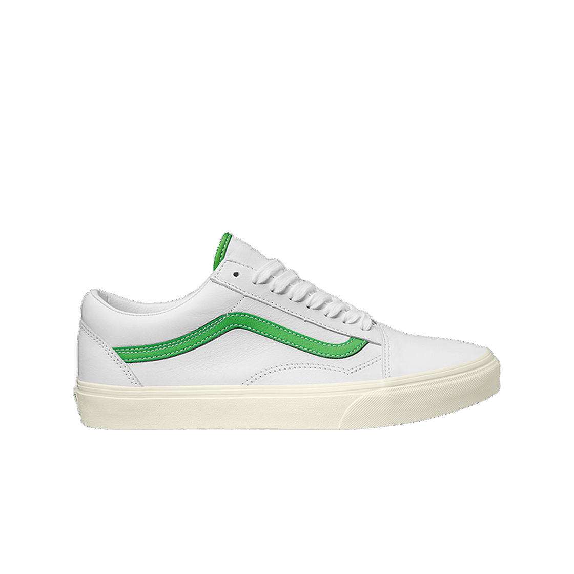 VN000CR5WGR Vans Old Skool Pig Suede White Green