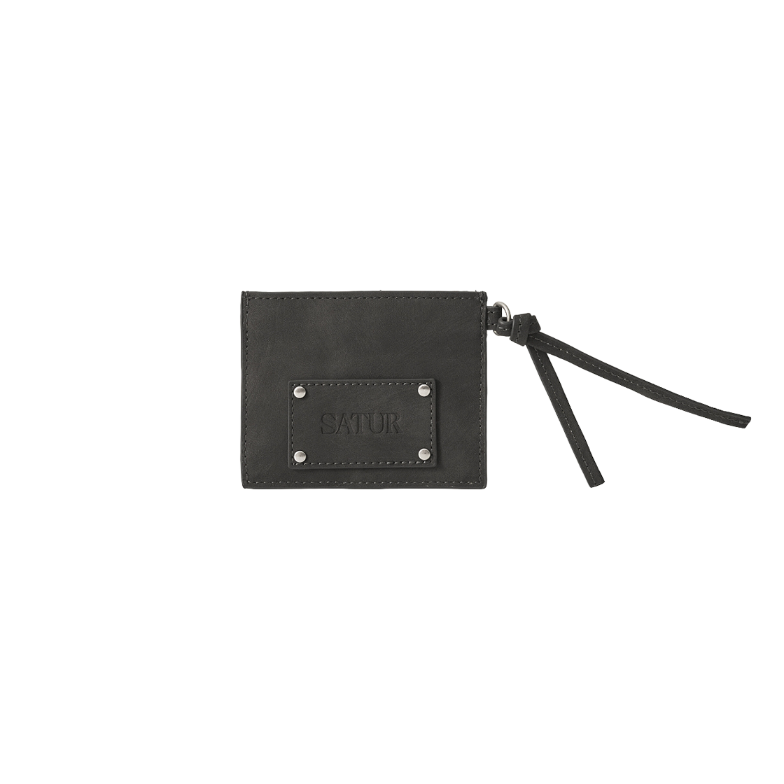세터 스터드 카드 지갑 차콜(SATUR Stud Card Wallet Charcoal) - 2