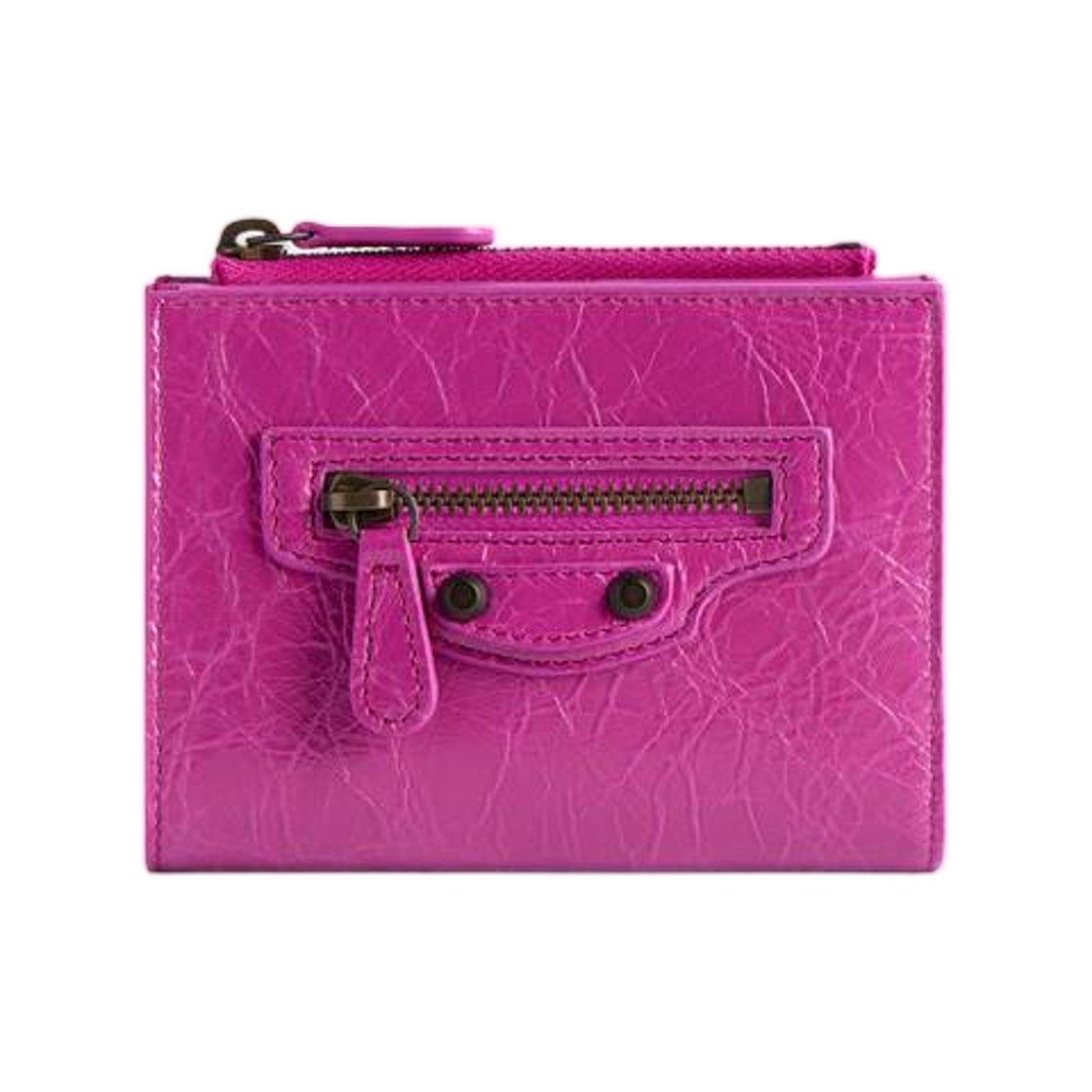 8463602ABFY5331 Balenciaga Le City Bifold Wallet In Azalee