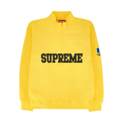 Supreme Shop Flag Half Zip Pullover Yellow Paris - 26SS