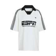 (W) Adidas Originals Football Sponsor Jersey Off White - KR Sizing
