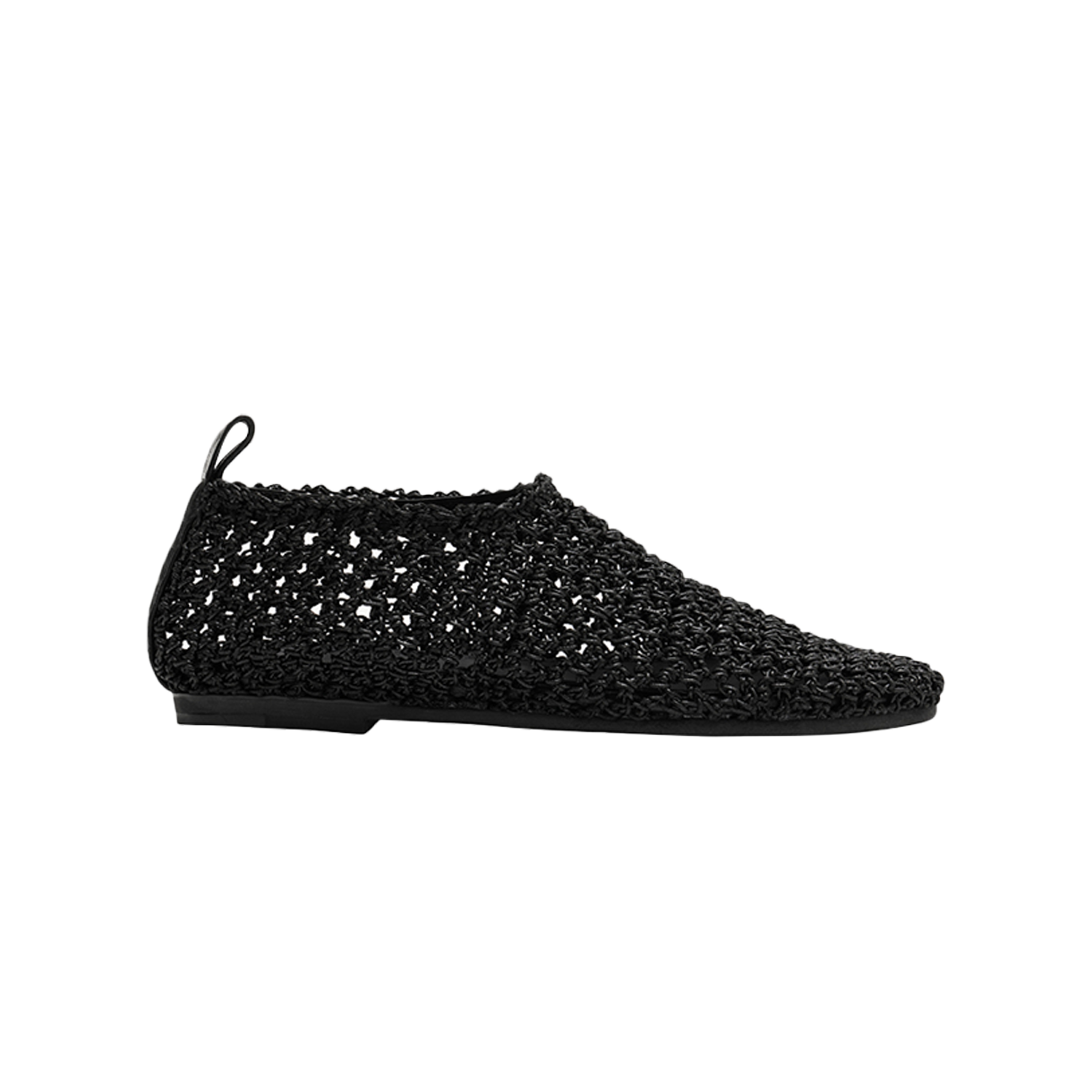아모멘토 우먼 네트 플랫 블랙 - 26SS(Amomento Women Net Flats Black - 26SS)