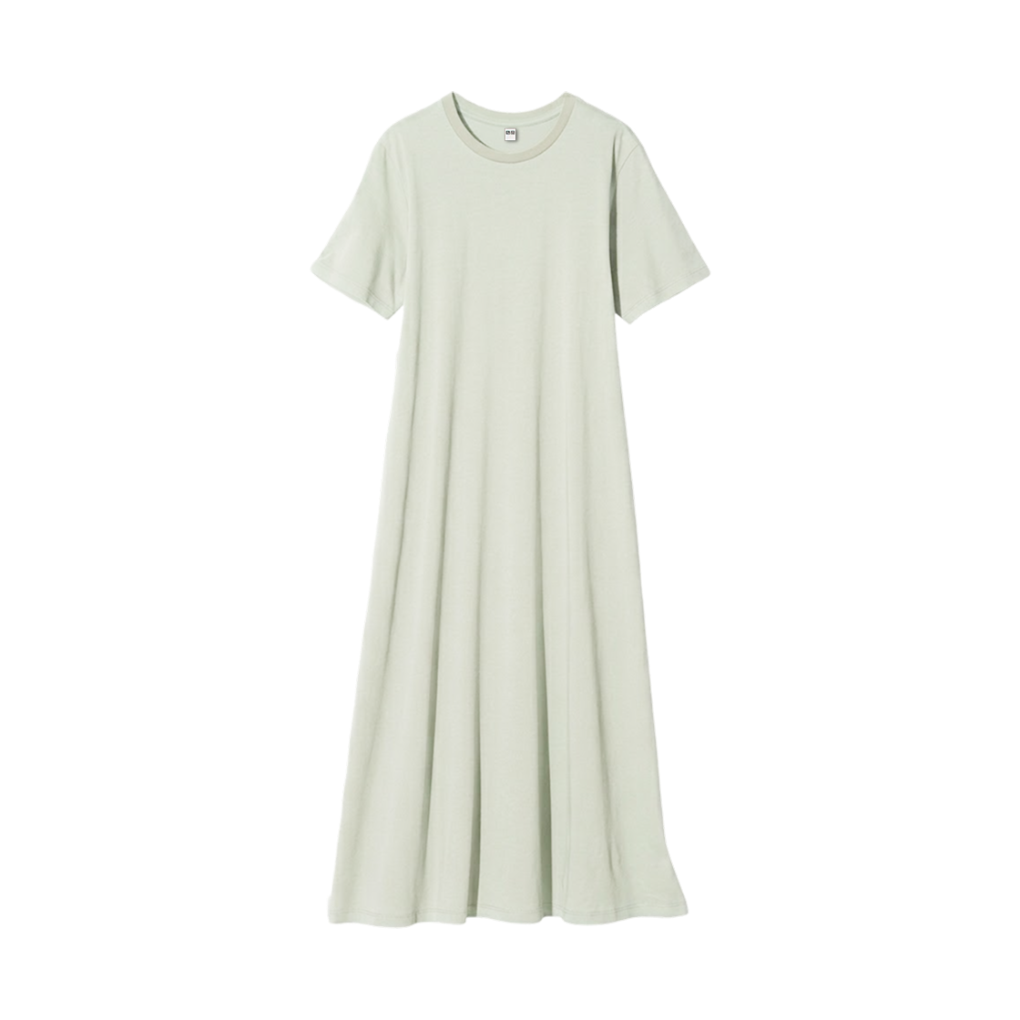 483986-31 (W) Uniqlo Airism Cotton T-Shirt Dress Beige - JP