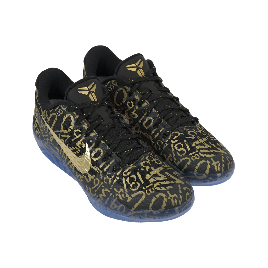 나이키 코비 11 프로트로 블랙 앤 메탈릭 골드(Nike Kobe 11 Protro Black and Metallic Gold) - 4