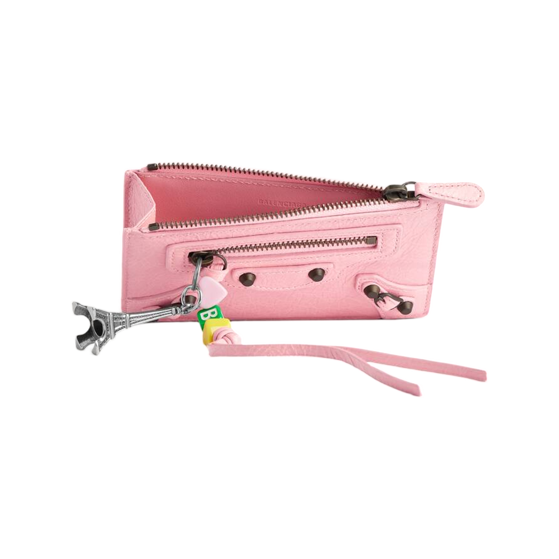 발렌시아가 르 시티 롱 코인 앤 카드 홀더 빈티지 핑크(Balenciaga Le City Long Coin and Card Holder In Vintage Pink) - 3