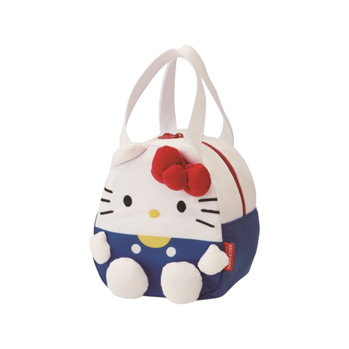 스케이터 헬로키티 스웨이드 입체 토트 런치백(Skater HelloKitty Suede Dot Die-Cut Tote Lunch Bag)