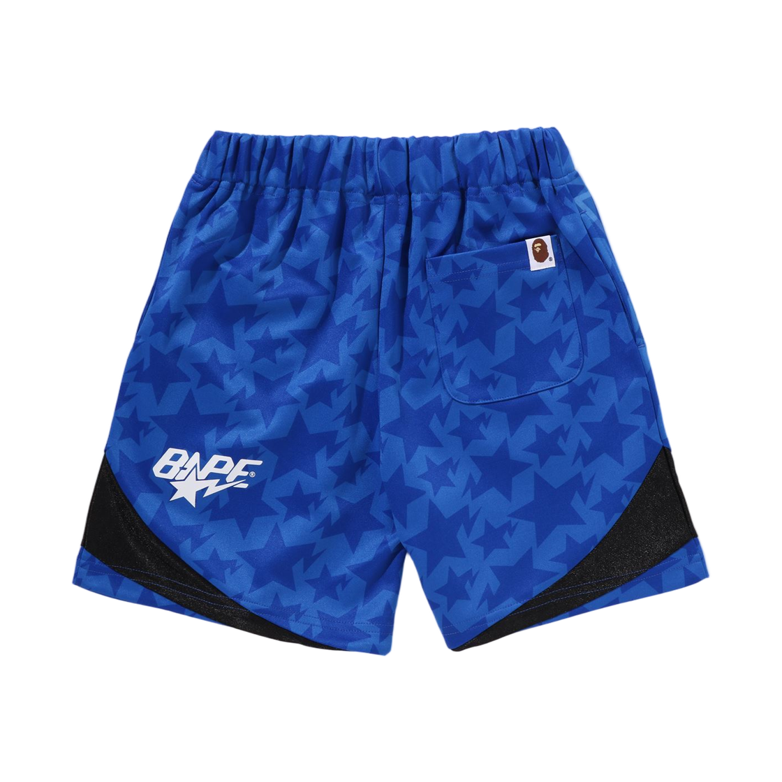 (키즈) 베이프 스타 올오버 사커 게임 쇼츠 블루((Kids) BAPE Sta Allover Soccer Game Shorts Blue) - 2