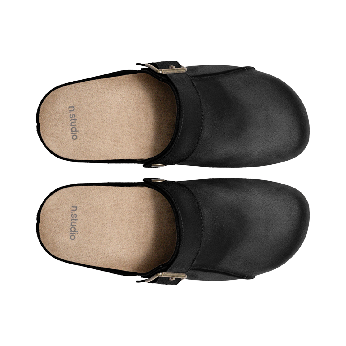 누아트스튜디오 보스턴 슬라이드 클로그 블랙(NUARTSTUDIO Boston Slide Clog Black) - 5