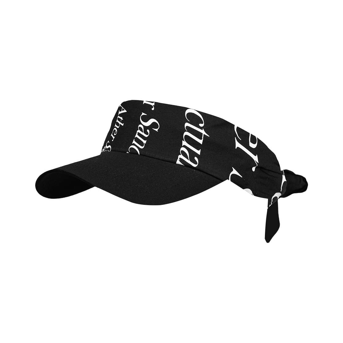 디아더생츄어리 반다나 캡 서큘러 블랙(THE ATHER SANCTUARY Bandana Cap Circular Black) - 3