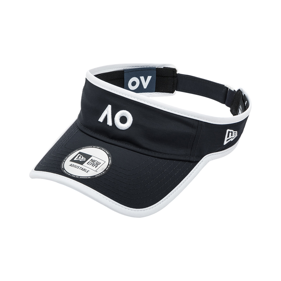 60659036 New Era 2025 Australian Open Core Sun Visor Navy
