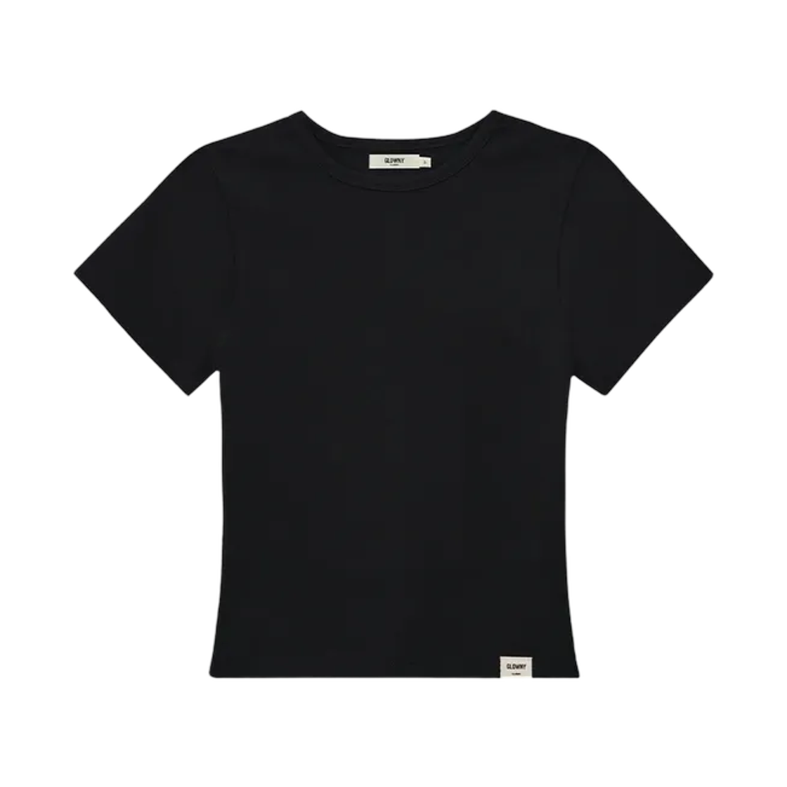 (W) 글로니 G 베이비 티셔츠 블랙((W) Glowny G Baby T-Shirt Black)