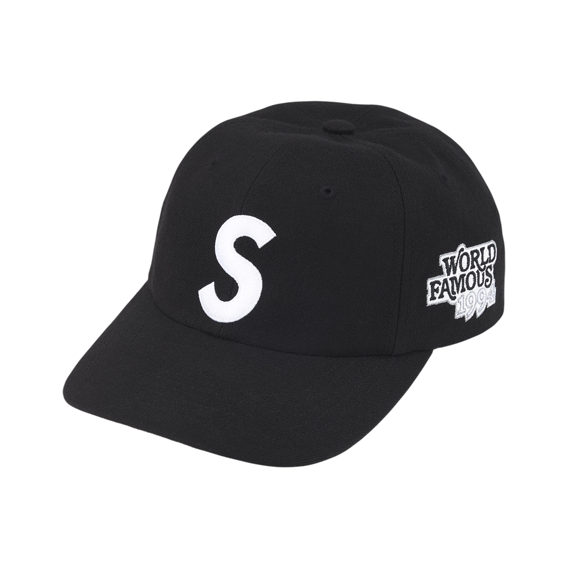 슈프림 월드 페이머스 S 로고 6-패널 블랙 - 26SS(Supreme World Famous S Logo 6-Panel Black - 26SS) - 1