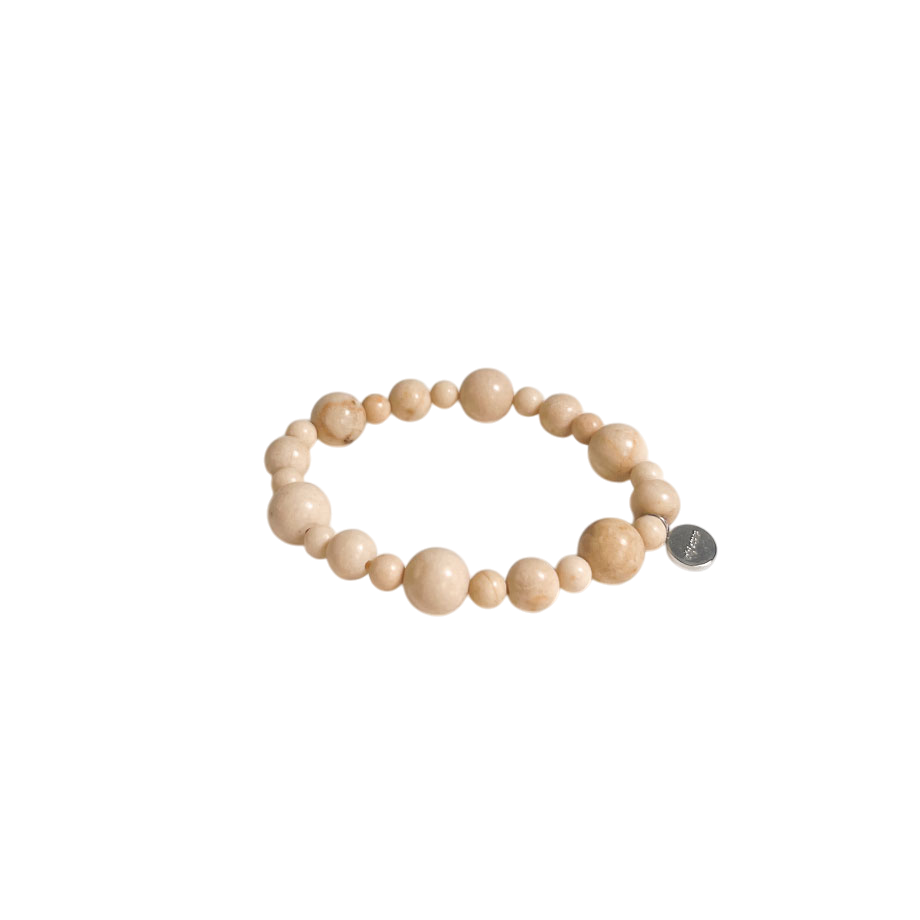 18B0001 OBJET213 Nude Beige bubble Bracelet