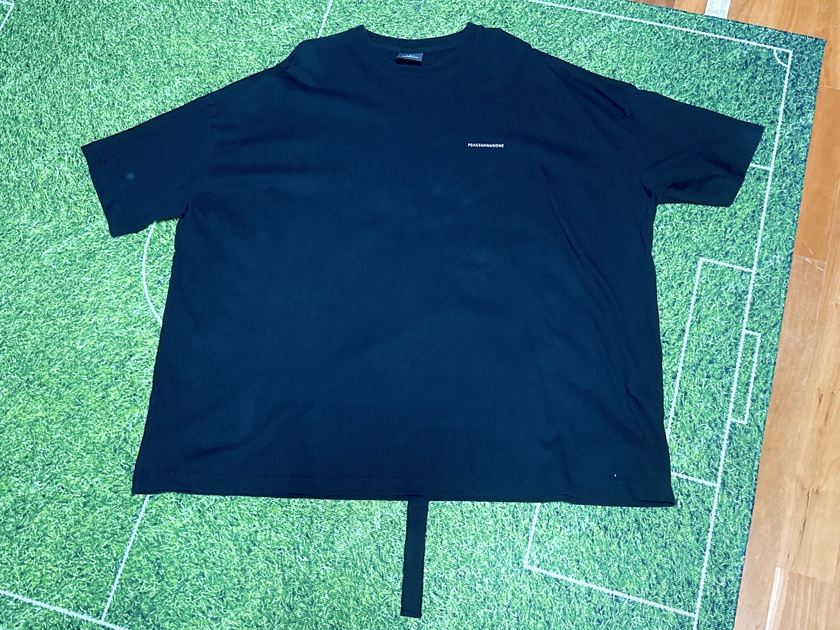 Peaceminusone Cotton T-Shirt #1 Black 착용 스타일