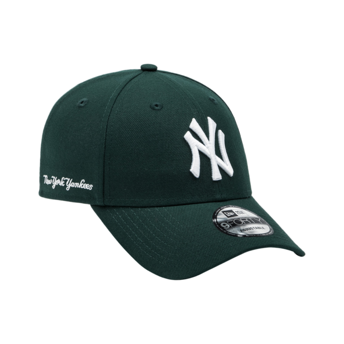 뉴에라 MLB 뉴욕 양키스 베이직 볼캡 다크 그린(New Era MLB New York Yankees Basic Ball Cap Dark Green) - 2